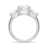 NEW Cushion Cut Three Stone Engagement Ring