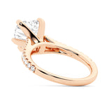 NEW Heart Shaped Split-Shank Moissanite Engagement Ring