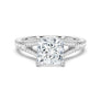 Princess Cut Split-Shank Engagement Ring - MSBLUE JEWELRY