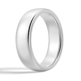 6mm High Polished Finish Comfort Fit Men's Wedding Band