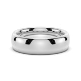 6mm High Polished Finish Comfort Fit Men's Wedding Band