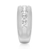 9mm Moissanite Men's Wedding Band - MSBLUE Jewelry