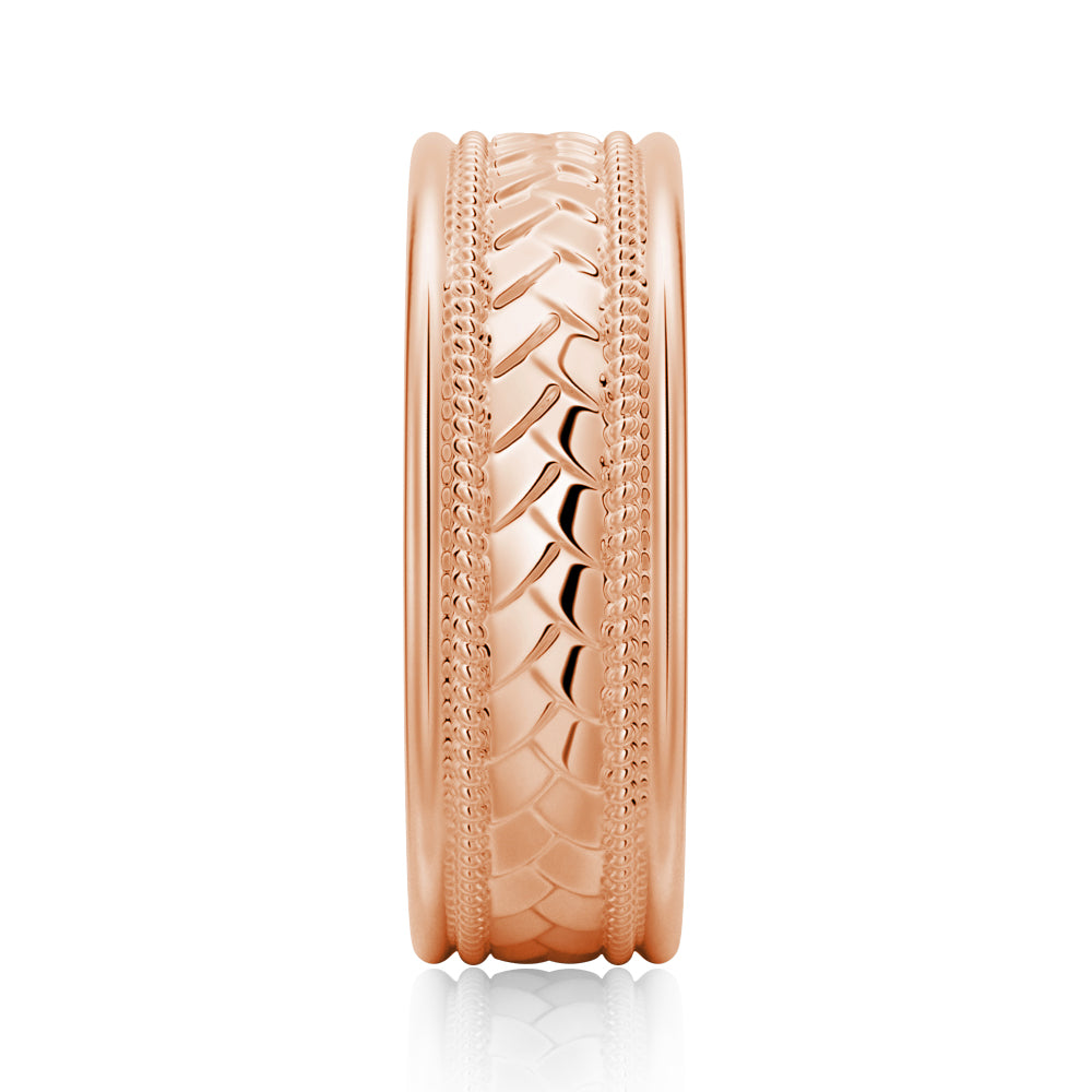 7mm Twisted Rope Men's Wedding Band