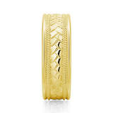 7mm Twisted Rope Men's Wedding Band