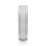 6mm Brushed Finish Men's Wedding Band - MSBLUE Jewelry