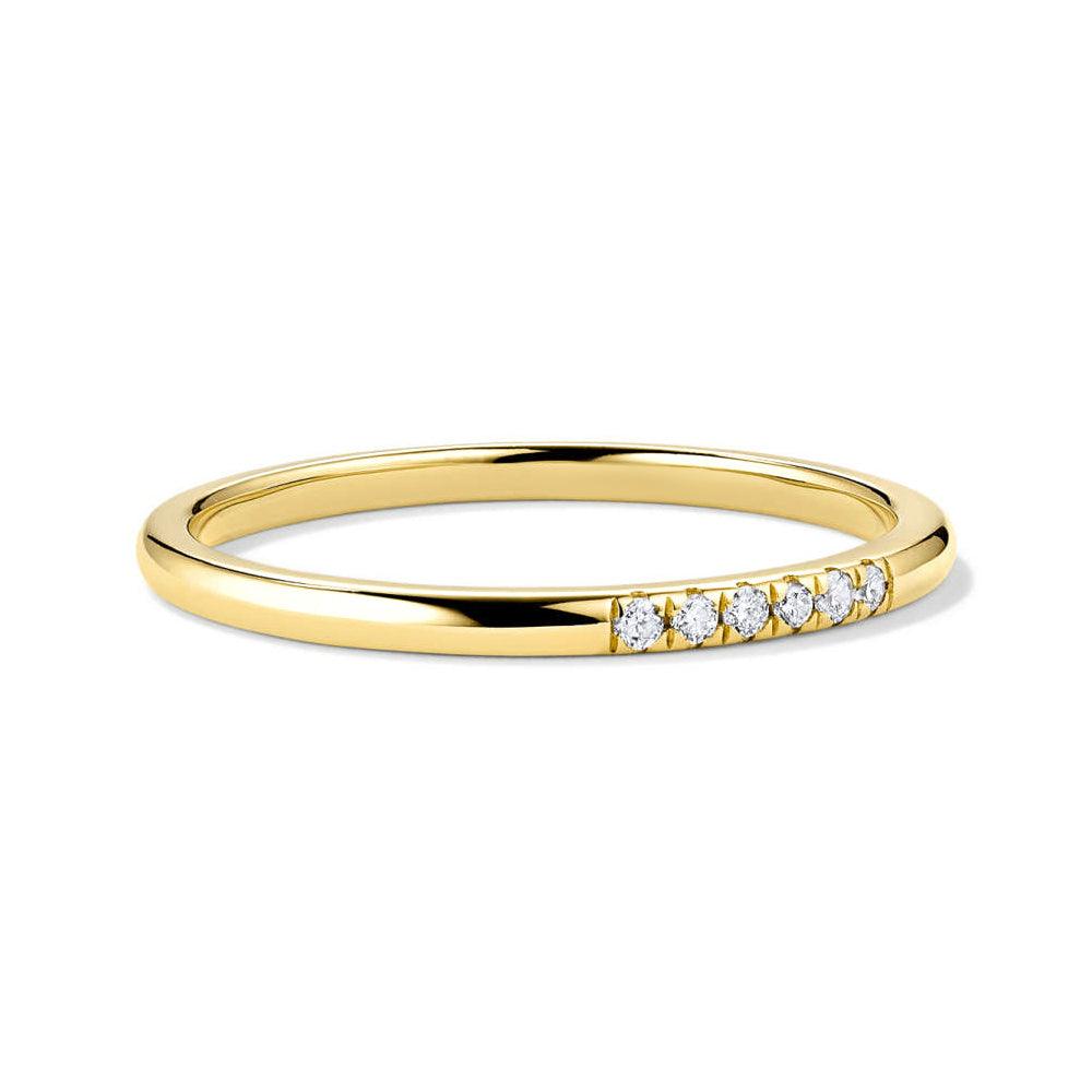 Petite 6 Lab Grown Diamond Line Ring - MSBLUE Jewelry