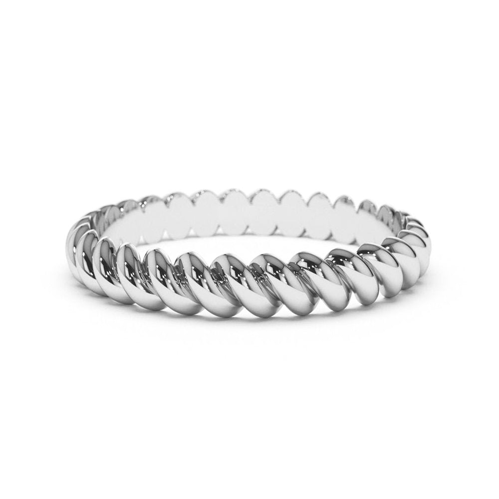 Twisted Rope Wedding Ring
