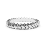 Twisted Rope Wedding Ring