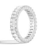 4.6ctw. Emerald Cut Moissanite Eternity Band