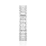 4.6ctw. Emerald Cut Moissanite Eternity Band