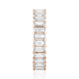 4.6ctw. Emerald Cut Moissanite Eternity Band