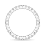 4.6ctw. Emerald Cut Moissanite Eternity Band