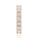 5ctw. Princess Cut Moissanite Eternity Band