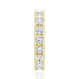 5ctw. Princess Cut Moissanite Eternity Band