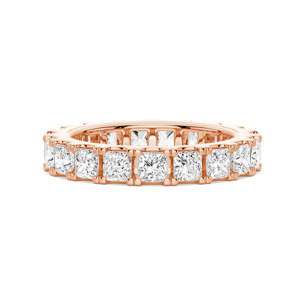 5ctw. Princess Cut Moissanite Eternity Band