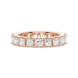 5ctw. Princess Cut Moissanite Eternity Band