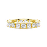 5ctw. Princess Cut Moissanite Eternity Band