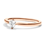 Petite Round Cut Lab-Grown Diamond Solitaire Promise Ring