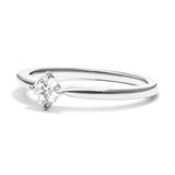 Petite Round Cut Lab-Grown Diamond Solitaire Promise Ring