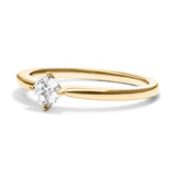 Petite Round Cut Lab-Grown Diamond Solitaire Promise Ring