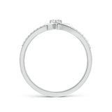 Lab-Grown Diamond Heart Design Solitaire Promise Ring