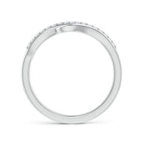 Lab Grown Diamond Swirl Twist Promise Ring