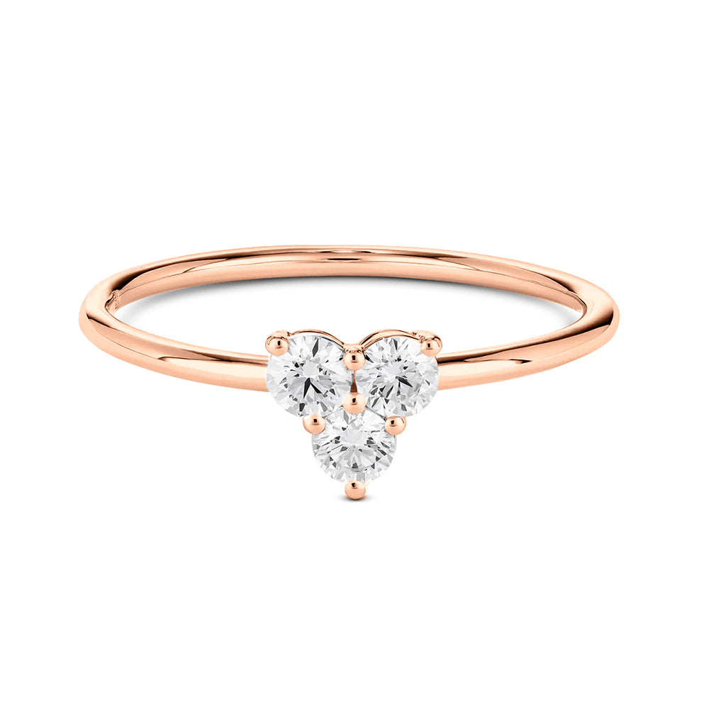 Mini Trio Lab-Grown Diamond Promise Ring