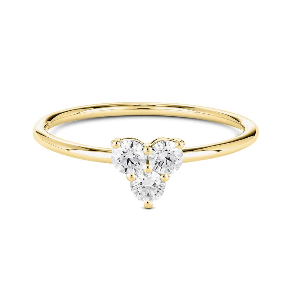 Mini Trio Lab-Grown Diamond Promise Ring