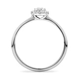 Round Cluster Lab-Grown Diamond Promise Ring