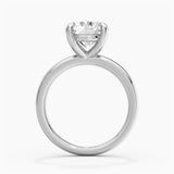 Classic Round Solitaire Brilliant Moissanite Engagement Ring