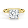 Classic Solitaire Princess Cut Moissanite Engagement Ring - MSBLUE JEWELRY