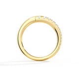 In-Stock Open Design Moissanite Fashion Ring