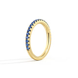 Chroma Blue Sapphire Band