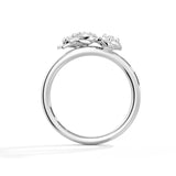 Moissanite Rose Flower Ring