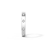 Celeste Star Moissanite Band