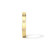 Celeste Star Moissanite Band