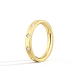 Celeste Star Moissanite Band