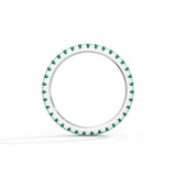 Emerald Radiance Eternity Band