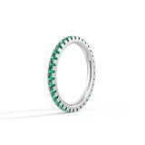 Emerald Radiance Eternity Band