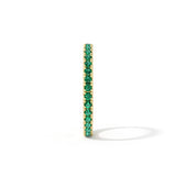 Emerald Radiance Eternity Band