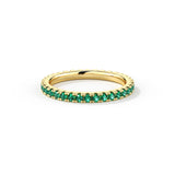 Emerald Radiance Eternity Band