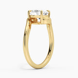 Embrace Curve Oval Cut Engagement Ring