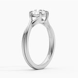 1ct Round Moissanite Fashion Ring