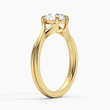1ct Round Moissanite Fashion Ring
