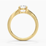 1ct Round Moissanite Fashion Ring