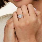 Round Moissanite Ring