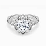 Round Moissanite Ring