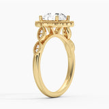 Round Moissanite Ring