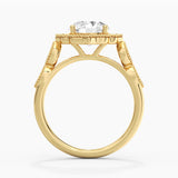 Round Moissanite Ring