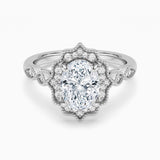 2ct Oval Moissanite Fashion Ring